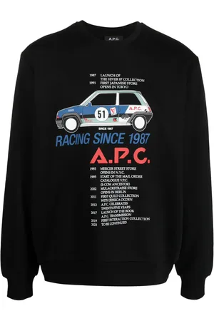 A.P.C. Graphic-print cotton sweatshirt