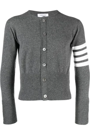 Thom Browne Stripe-detail knit cardigan