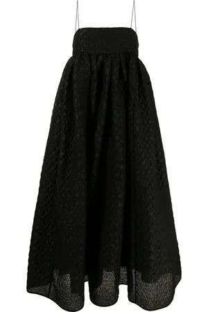 Cecilie Bahnsen Beth flared spaghetti-strap dress