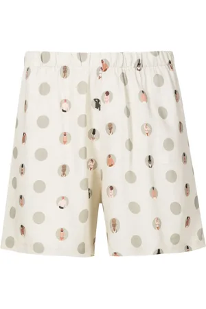 AMIR SLAMA Graphic-print deck shorts