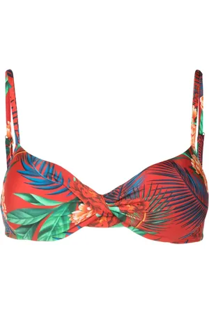 Lygia & Nanny Cassis floral-print bikini top