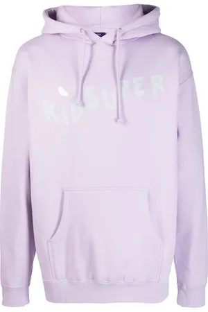 KIDSUPER STUDIOS Logo-print long-sleeved cotton hoodie