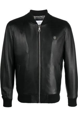 Philipp Plein Bomber leather jacket