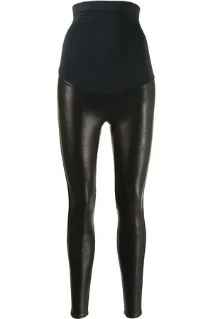 Spanx High-waisted faux-leather leggings