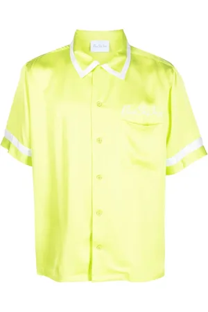 BLUE SKY INN Contrasting-trim short-sleeve shirt