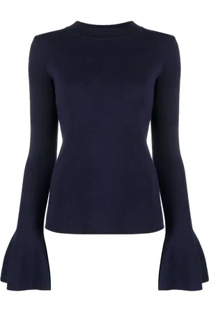Destree Joan flared-cuff knitted jumper