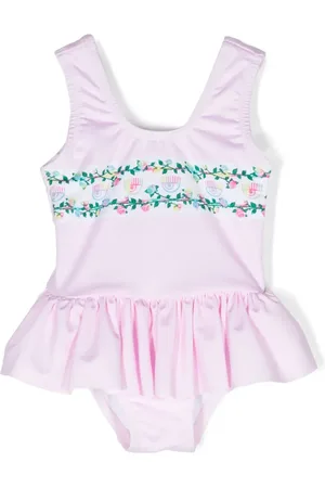 Chiara Ferragni Eyelike-motif ruffled swimsuit