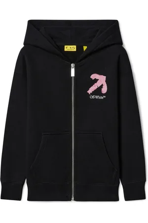 OFF-WHITE Arrow Acrylic cotton hoodie