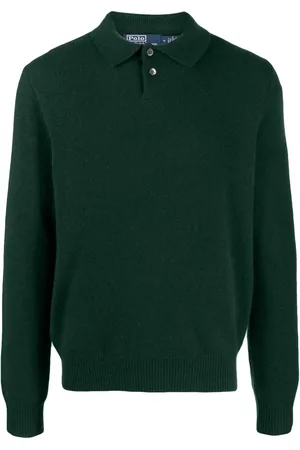 Ralph Lauren Long-sleeved cashmere polo shirt