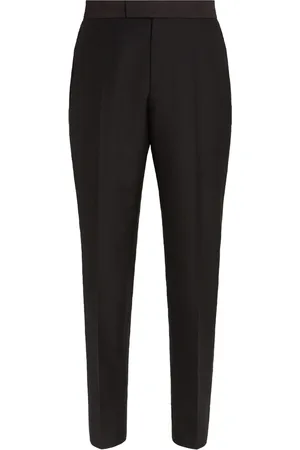 Ermenegildo Zegna Wool-mohair tailored trousers