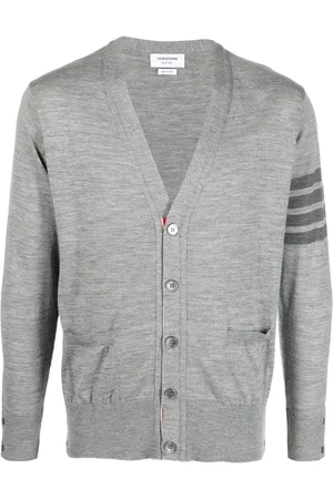 Thom Browne 4-Bar V-neck cardigan