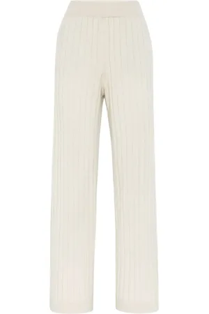 Brunello Cucinelli Ribbed-knit cashmere pants