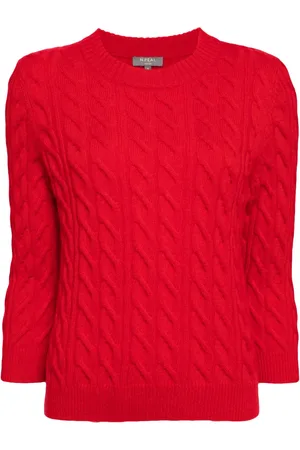 N.PEAL Cable-knit cashmere jumper