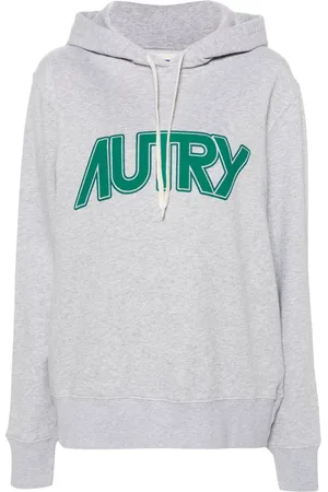 Autry Logo-print m??lange hoodie