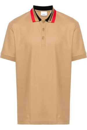 Burberry Contrasting-collar cotton polo shirt
