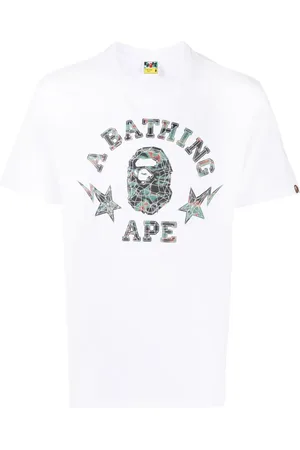 A Bathing Ape Logo-print cotton T-shirt