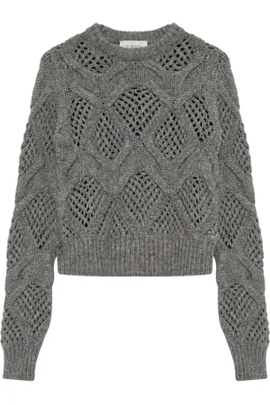 Sportmax Open-knit long-sleeve jumper