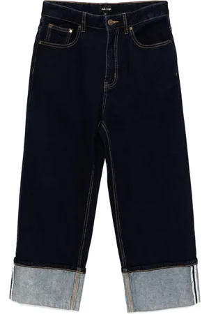 tout a coup Turned-up cuff jeans
