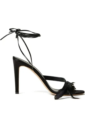 Twin-Set 90mm feather-detail sandals