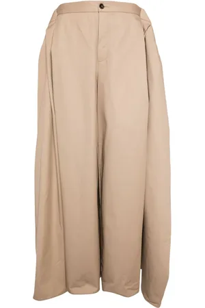 Puppets and Puppets Draped straight-leg trousers