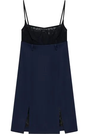 The Attico Panelled mini dress