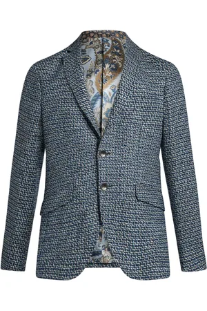 Etro Single-breasted wool blazer