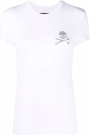 Philipp Plein Rhinestone-skull T-shirt