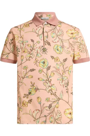 Etro Floral polo shirt
