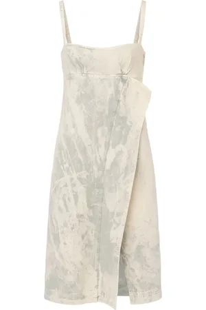 Moschino Ruffled denim dress