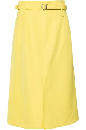 Jil Sander 66 A-line midi skirt