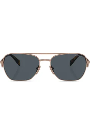 Prada Triangle-logo pilot sunglasses