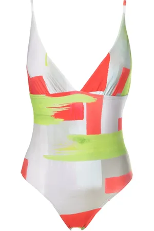 Lenny Niemeyer Canvas V-neck swimsuit