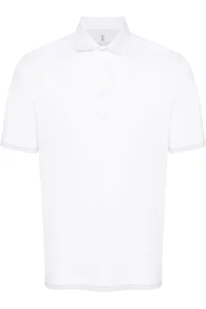 Brunello Cucinelli Contrasting-trim cotton polo shirt