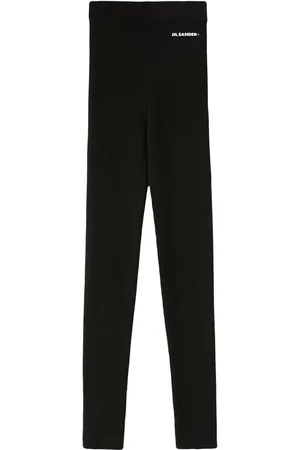 Jil Sander Logo-print high-waist leggings