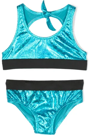 Le pandorine Metallic-finish stretch bikini