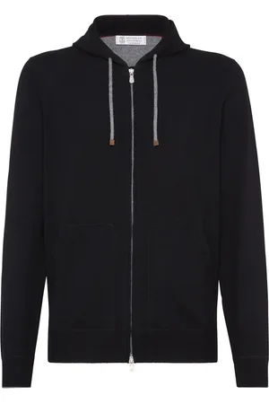Brunello Cucinelli Zip-front cashmere hoodie