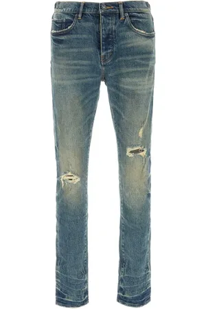 Purple Brand Ripped-detailing jeans