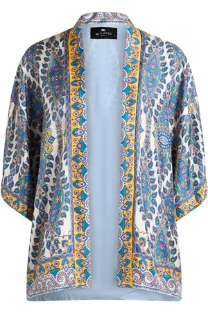 Etro Paisley-print silk robe jacket