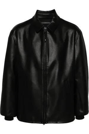 Y-3 Pleather faux-leather jacket