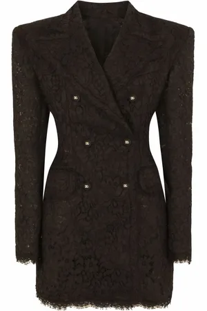 Dolce & Gabbana Cordonetto-lace double.breasted blazer