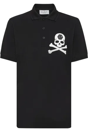Philipp Plein Logo-print cotton polo shirt