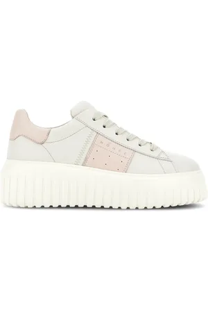 Hogan H-Stripes lace-up leather sneakers