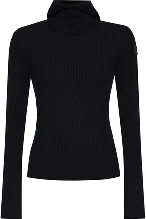 Moncler Logo-patch ribbed hoodie