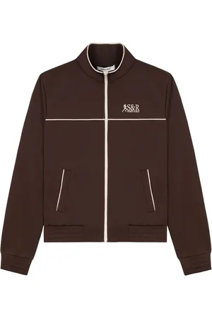 Sporty & Rich Action logo-print track jacket