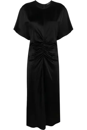 Fabiana Filippi Ruched satin midi dress