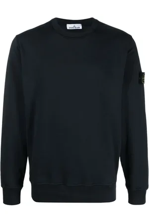 Stone Island Compass-appliqu?? cotton sweatshirt