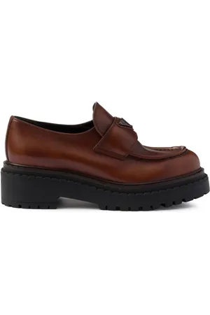Prada 55mm leather loafers