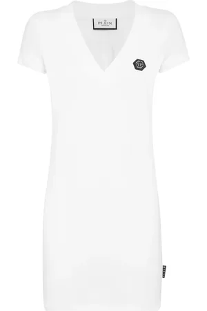 Philipp Plein Rhinestone-embellished T-shirt dress