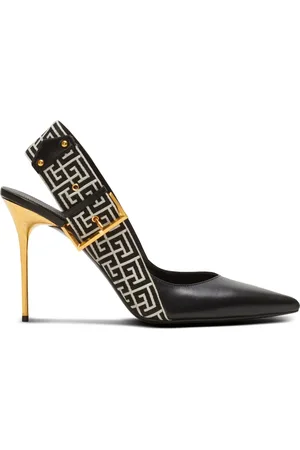 Balmain Ruby monogram slingback pumps