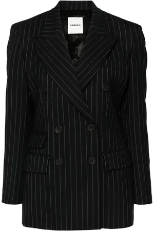 Sandro Pinstriped double-breasted blazer